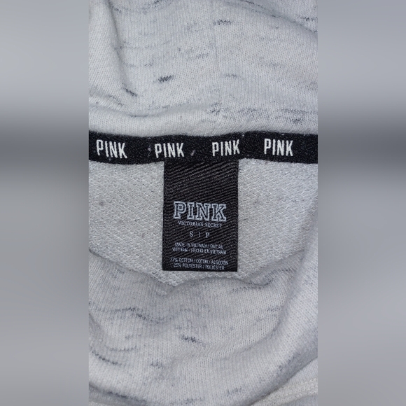 PINK Victoria's Secret White Cowl Neck Sweater, Size S - Picture 3 of 5